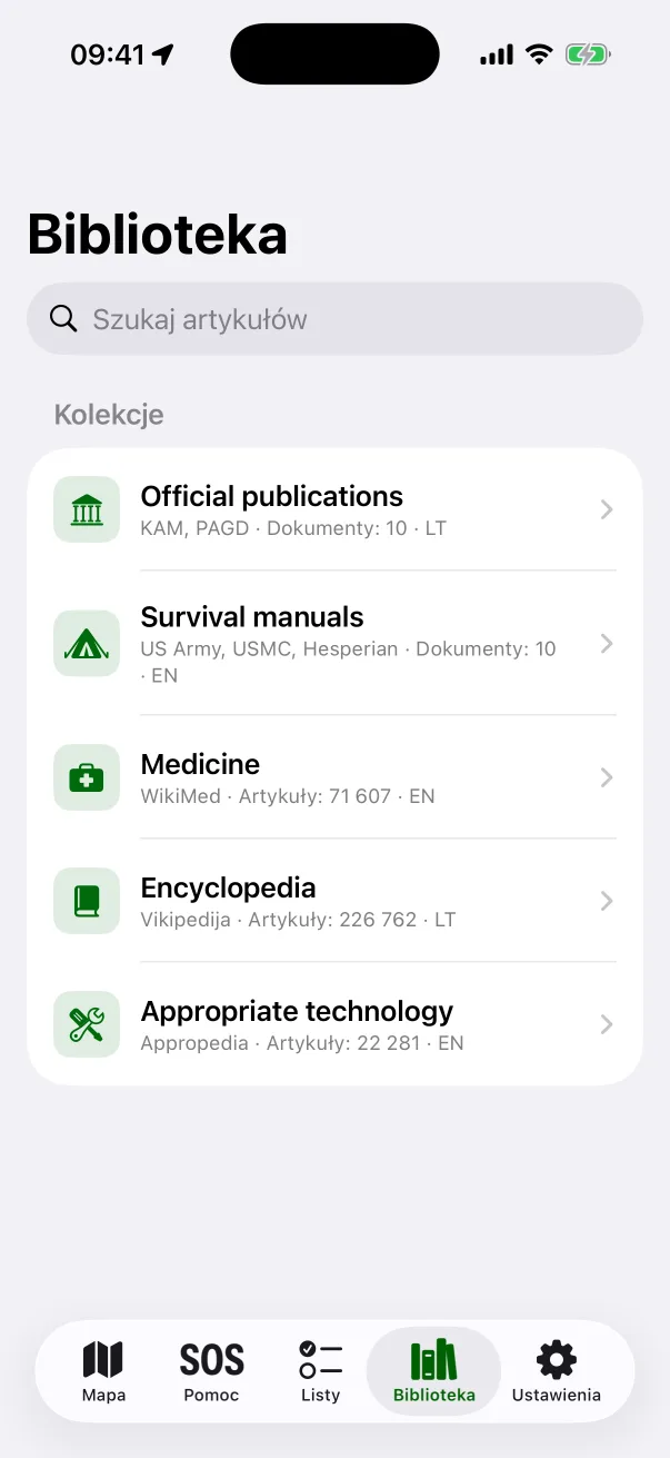 Biblioteka: szybka pomoc i kolekcje